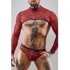 Regnes Fetish Planet Crop top, ilgomis rankovėmis - L