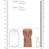 Shots Teacher Intimate Sleeve Tan - Realistic TPR Anatomical Model, Atsparus vandeniui
