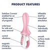 Satisfyer Air Pump Booty 5+ Rosa siurblio vibratorius