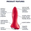 „Satisfyer“ analinis kištukas – „Rotator Plug 1 Connect“ programa („Raudona“)