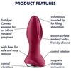 Satisfyer „Plug-Rotator Plug 2 Connect“ programėlė (violetinė)