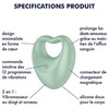 Satisfyer Perfect Pair 3 daugiafunkcinis pirštų vibratorius, žalias