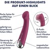 SATISFYER BESISUKINIS G TAŠKO STIMULIATORIUS 1 RAUDONAS