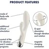 SATISFYER SPINNING RABBIT 1 Smėlio