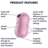 Satisfyer Cutton Candy Lilac klitorio masažuoklis