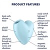 Klitorio masažuoklis Satisfyer Cutie Heart (mėlynas)