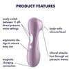 Satisfyer - Pro 2 oro impulsų stimuliatorius violetinis
