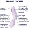 Satisfyer Vibratorius-Curvy Trinity 2 (violetinis)