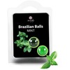 Secretplay Cosmetic Secret Play Intimate Massage Oil Balls Mint Aroma 2 vnt.