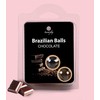 Secretplay Cosmetic „Secret Play Brazilian Balls“ drėkinamasis lubrikantas su šokolado skoniu