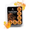 Secretplay Cosmetic Secret Play Set of 6 Brazilian Intimate Balls with Heat Effect Oil-Based
