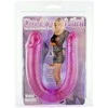 Seven creations Rožinė ToyJoy Twin Head Flexible Double-Sided Intimate Jelly Model Rožinė 40 cm