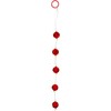 Seven creations You2Toys Beads Series Silicone Intimate Bead Chain with O-Ring Juodas