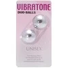 Seven creations Septyni kūriniai VIBRATONE DUO BALLS Sidabrinis BLISTERCARD