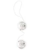Seven creations Septyni kūriniai VIBRATONE DUO BALLS Sidabrinis BLISTERCARD