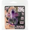 Seven creations Ultra Soft Vibrating Jelly Rabbit Ring by ToyJoy - Flexible Silicone, Clear
