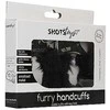 Shots Rožinė Ouch! Furry Handcuffs Rožinė - Adjustable Soft Restraint System