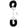 Shots Rožinė Ouch! Furry Handcuffs Rožinė - Adjustable Soft Restraint System