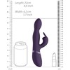 Vive By Shots Niva Rotating Multi-Motor Intimate System Violetinė Silicone USB IPX7