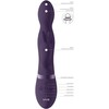 Vive By Shots Niva Rotating Multi-Motor Intimate System Violetinė Silicone USB IPX7