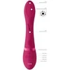 Vive By Shots Shots Mira Rožinė Multi-Function Spinning System Silicone Device