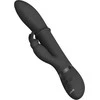 Vive By Shots VIVE Halo Ring Rabbit Dual Stimulation Device Juodas Silicone IPX7