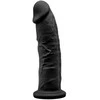 Silexd silikoninis dildo dirbtinis penis su siurbtuku 19 cm