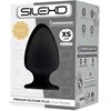 Silexd Vibrating juoda analinio kištuko silikoninis kištukas