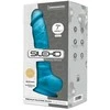 Silexd Veiny didelis dildas su siurbtuku ir kamuoliukais 18 cm