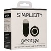 Simplicity By Shots Paprastumas George - Rechargeable Remote Control Vibrating Egg - Juodas
