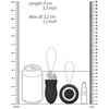 Simplicity By Shots Paprastumas George - Rechargeable Remote Control Vibrating Egg - Juodas