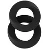 Sono By Shots SINNER Gear No.24 Silicone Durable Dual Ring Set Juodas/Pilkas