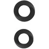 Sono By Shots SINNER Gear No.24 Silicone Durable Dual Ring Set Juodas/Pilkas