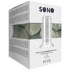 Sono By Shots Shots No.49 Hollow Tunnel Plug Small - Silicone, 77 mm, Juodas