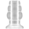Sono By Shots Shots No.49 Hollow Tunnel Plug Small - Silicone, 77 mm, Juodas