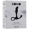 Sono By Shots Easytoys Anal Series Curved Prostate Stimulator Juodas-Pilkas Ergonomic Design