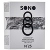 Sono By Shots EasyToys Silicone Support Ring Set Juodas &amp; Pilkas 3 Sizes Ergonomic Design