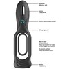 Sono By Shots SONO No.88 Rechargeable Dual-Motor Intimate Ring Juodas 15.3cm