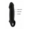 Sono By Shots Satisfyer No.17 Extension Sleeve with Ball Strap, 35mm, Juodas