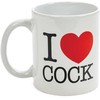 Spencer Fleetwood Puodelis I love Cock