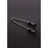 Steel By Shots Shots Barrel Adjustable Intimate Clamps with Chain, Sidabrinis, Pair
