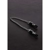 Steel By Shots Shots Barrel Adjustable Intimate Clamps with Chain, Sidabrinis, Pair