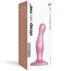 Rožinė Strap-On-Me - Dildo Plug Curvy Metallic Sugar Rožinė S