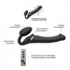 Strap On Me Vibrating Strap-On M Juodas