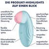 Satisfyer Tropical Tip Rechargeable Intimate Device with App Control, Rožinė
