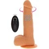 Get Real TOYJOY Besisukantys karoliukai vibruojantis dildo