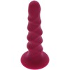 Get Real Ribbed Model 12 cm Raudona - Silicone Intimate System