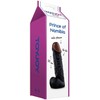 TOYJOY Dildo juoda tikroviška penio sekso narė 20cm