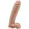 Get Real TOYJOY Dildo ant siurbtuko, didelis tikroviškas penis, 25 cm