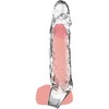 Get Real Extension Sleeve Medium Transparent TPE Anatomical Cover